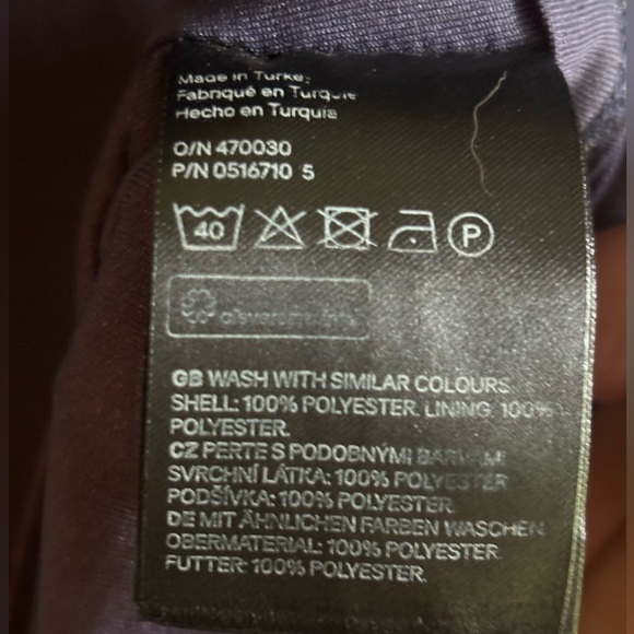 H&M Chiffon Semi Formal Navy Maxi Dress Size 8 PTP 13-19” - Picture 5 of 5